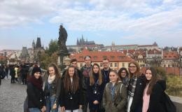 Az őszi szünetben tíz hunyadis diák Prága értékeivel ismerkedett