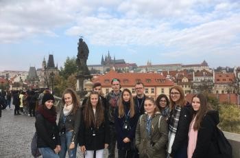 Az őszi szünetben tíz hunyadis diák Prága értékeivel ismerkedett